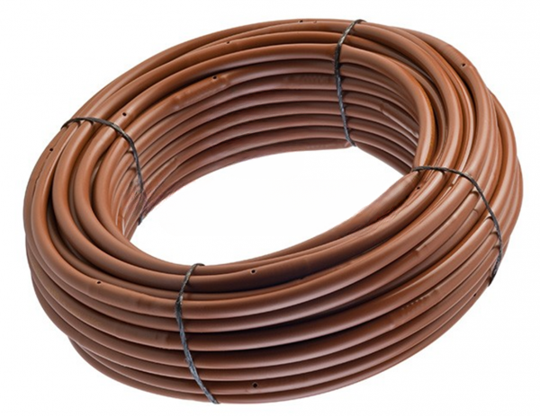 Tropfrohr HydroPC 16mm 25 m/Rolle Gartenbauprofi, Tropferabstand 33 cm, Wasserabgabe 2,2 l/h je Tropfer, druckkompensierend, alternative zu XFD Rain-Bird: HydroPC 25 m